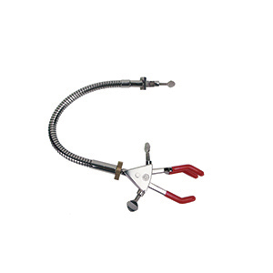 United Scientific™ 3-Prong Clamp With Flexible Extension Rod